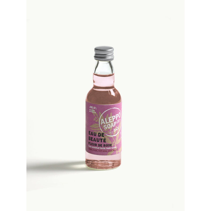 beauty rozenwater reisverpakking